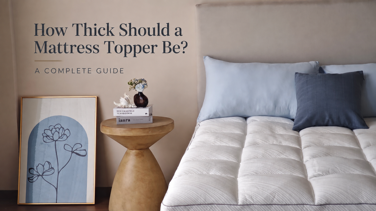 How Thick Should a Mattress Topper Be? A Complete Guide
