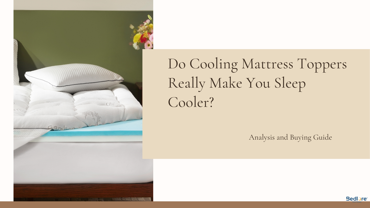 Cooling mattress topper