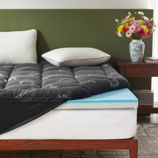construct with premium memory foam, gray