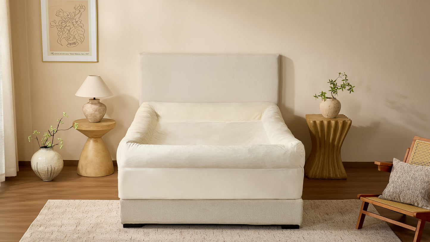 LullaNest™ Bordered Bed Sheet