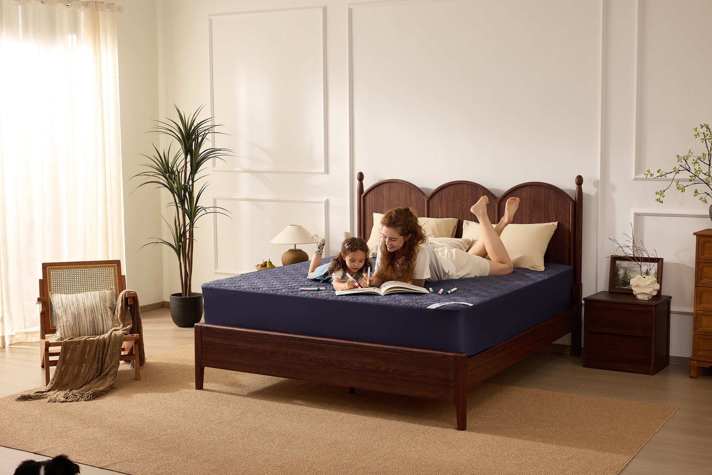 Bedlore® Skin-Friendly Waterproof Mattress Protector with Deep Pocket