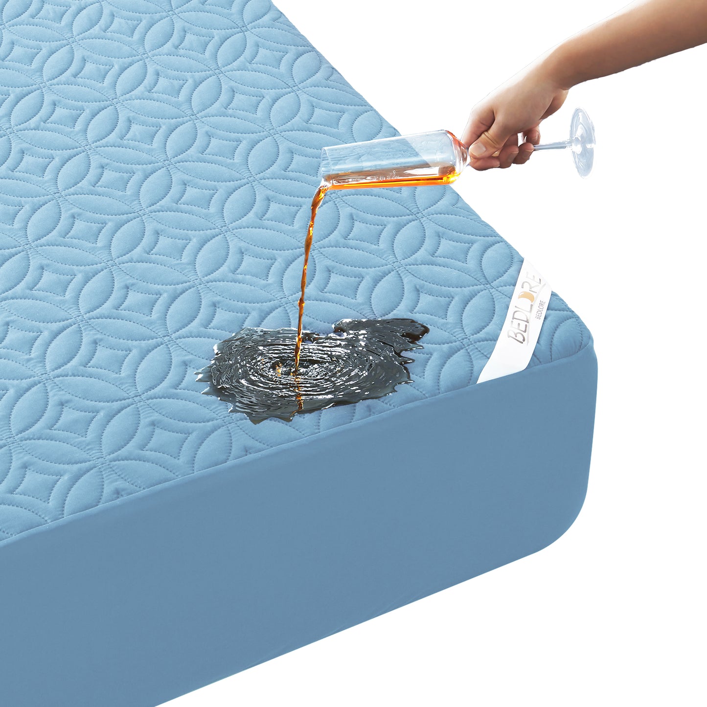 Bedlore® Skin-Friendly Waterproof Mattress Protector with Deep Pocket