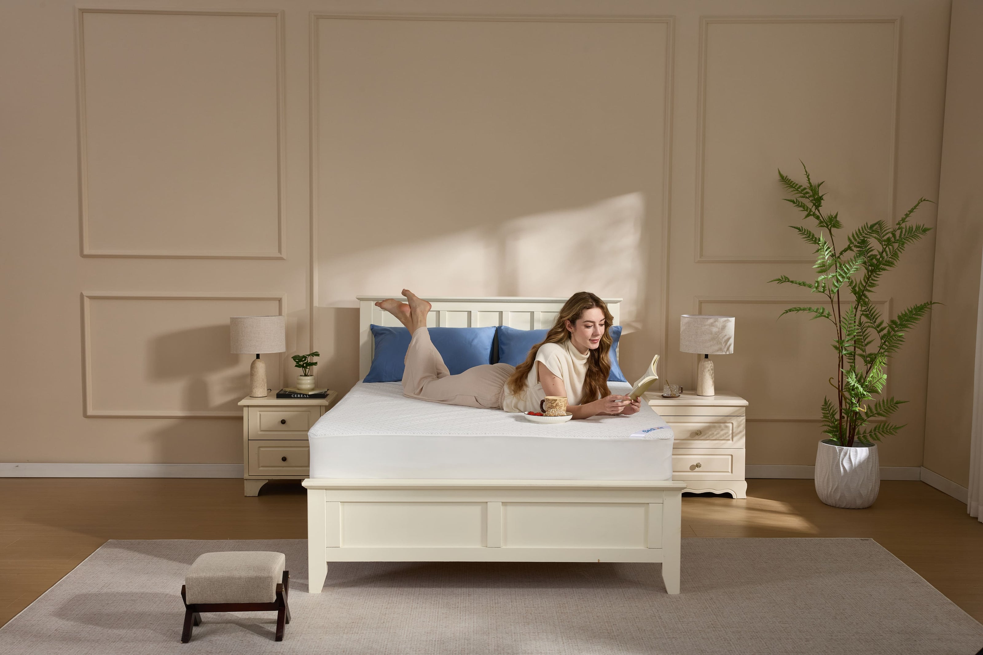 Bedlore® Waterproof Breathable Mattress Protector, Skin-Friendly and Noiseless