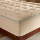 Bedlore® Bamboo Cooling Mattress Topper with 4'' Dual Memory Foam