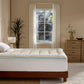 Bedlore® Bamboo Cooling Mattress Topper with 4'' Dual Memory Foam
