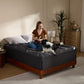 Bedlore® Bamboo Cooling Mattress Topper with 4'' Dual Memory Foam