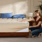 Bedlore® Bamboo Cooling Mattress Topper with 4'' Dual Memory Foam