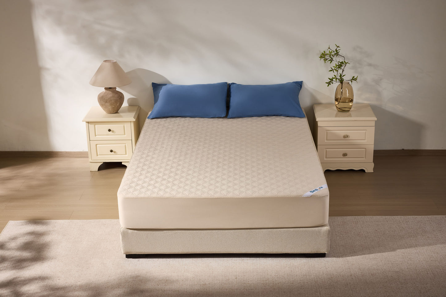 Bedlore® Breathable Mattress Cover with Waterproof and Noiseless Fabric