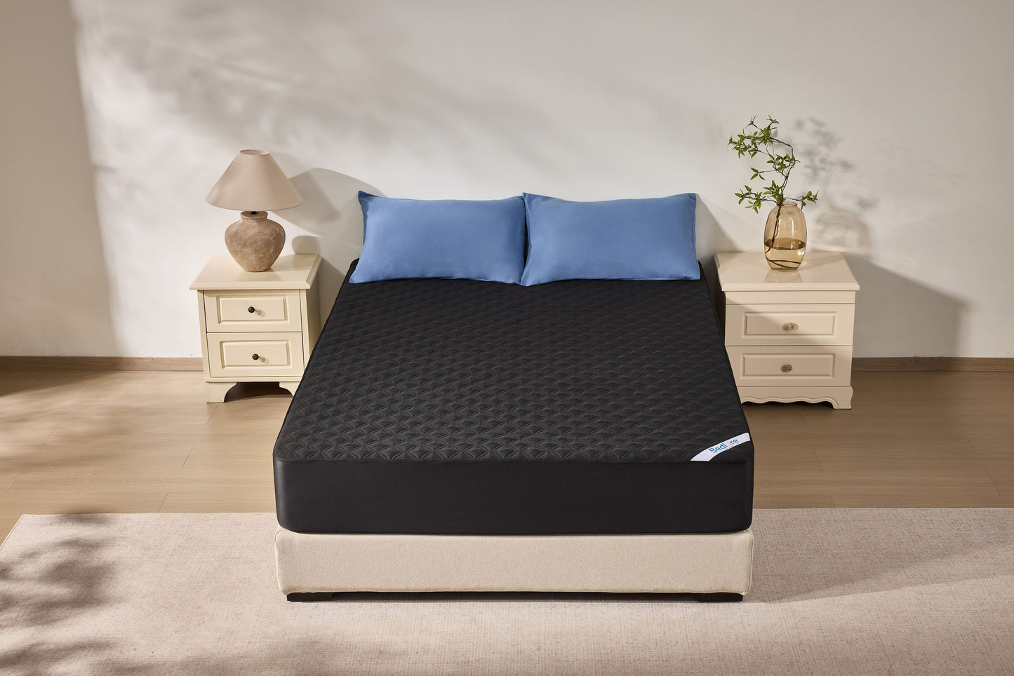 Bedlore® Breathable Mattress Cover with Waterproof and Noiseless Fabric