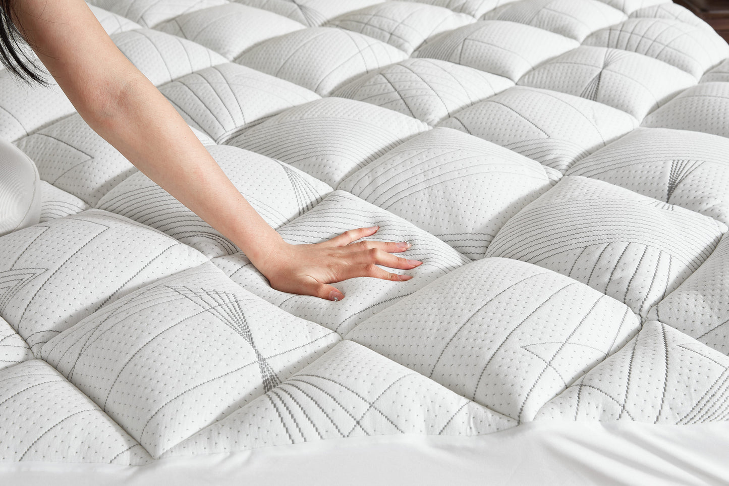 BEDLORE® Soft Mattress Topper, Rayon From Bamboo, Plush Pillow Top
