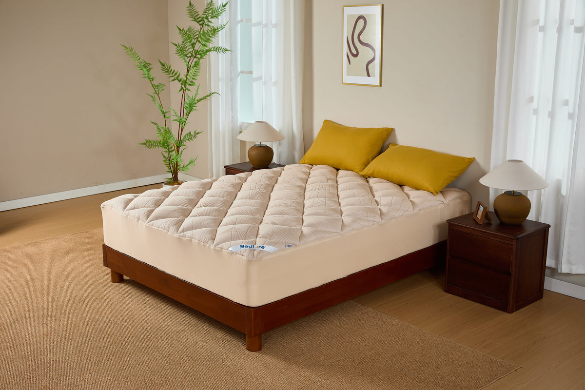 Bedlore® Soft Mattress Topper, Rayon From Bamboo, Plush Pillow Top