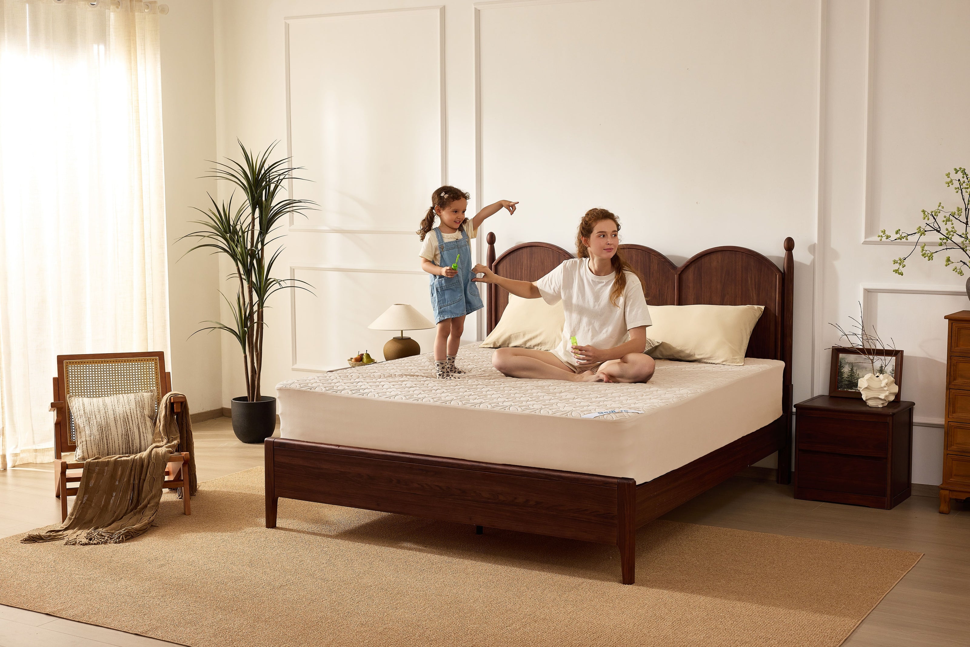 Bedlore® Skin-Friendly Waterproof Mattress Protector with Deep Pocket