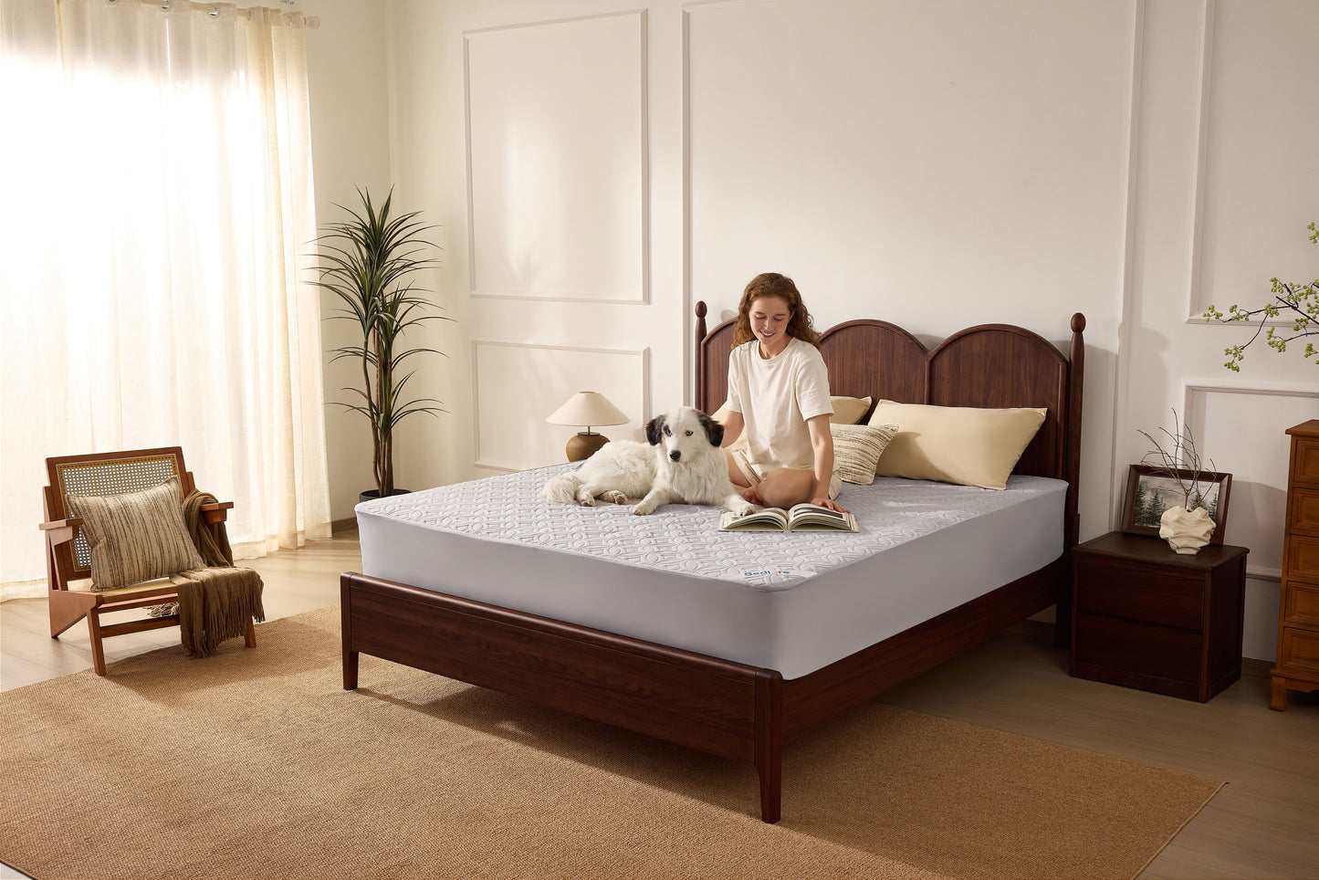 Bedlore® Skin-Friendly Waterproof Mattress Protector with Deep Pocket