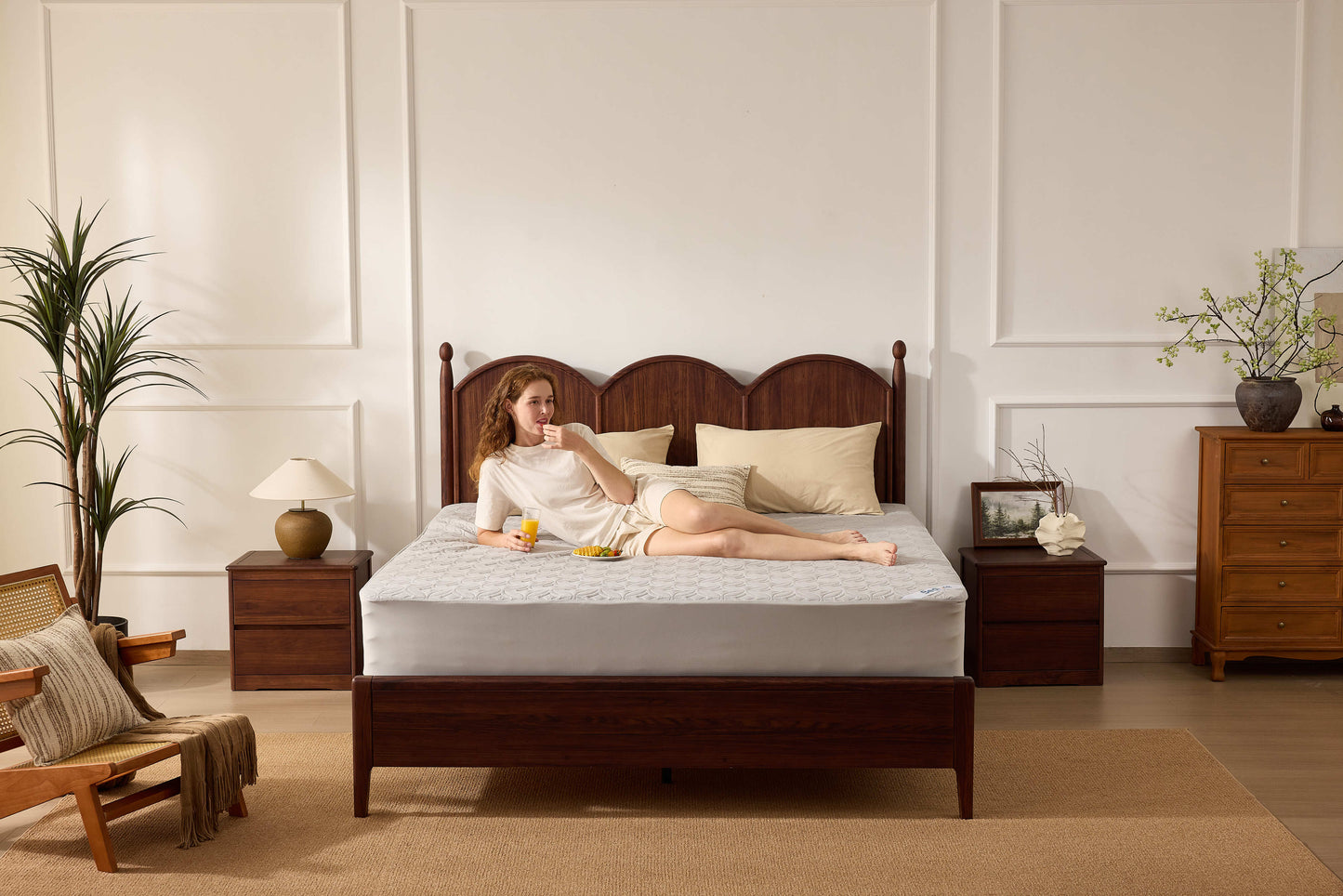 Bedlore® Skin-Friendly Waterproof Mattress Protector with Deep Pocket
