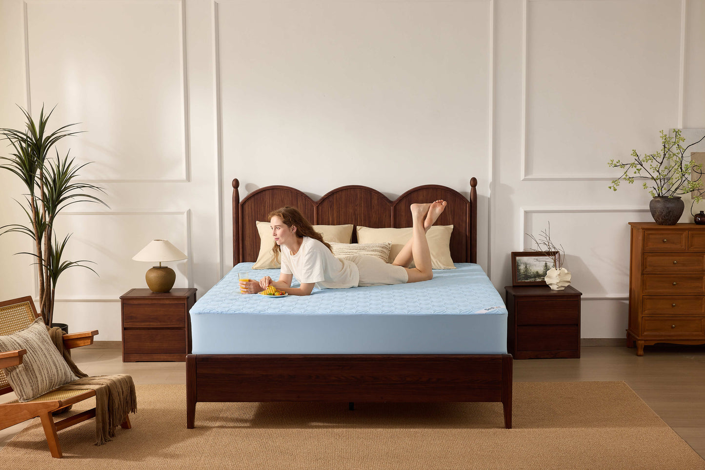 Bedlore® Skin-Friendly Waterproof Mattress Protector with Deep Pocket