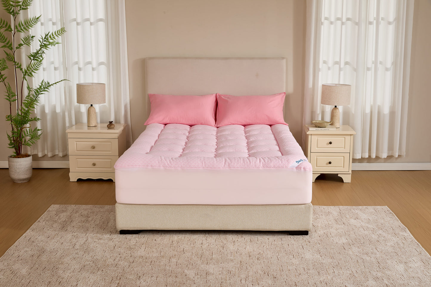 Bedlore® Grid Quilted Mattress Pad
