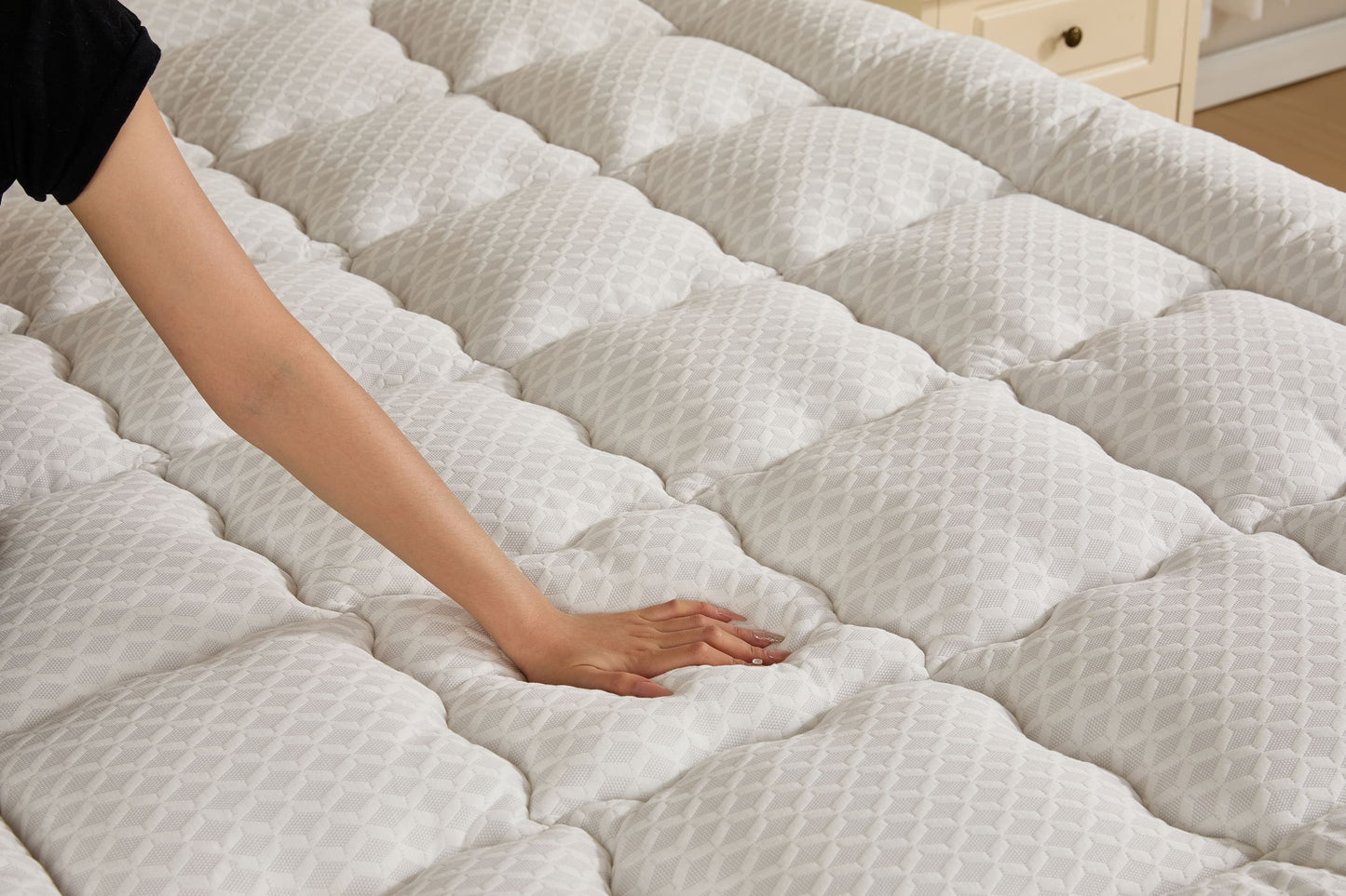 Bedlore® Grid Quilted Mattress Pad
