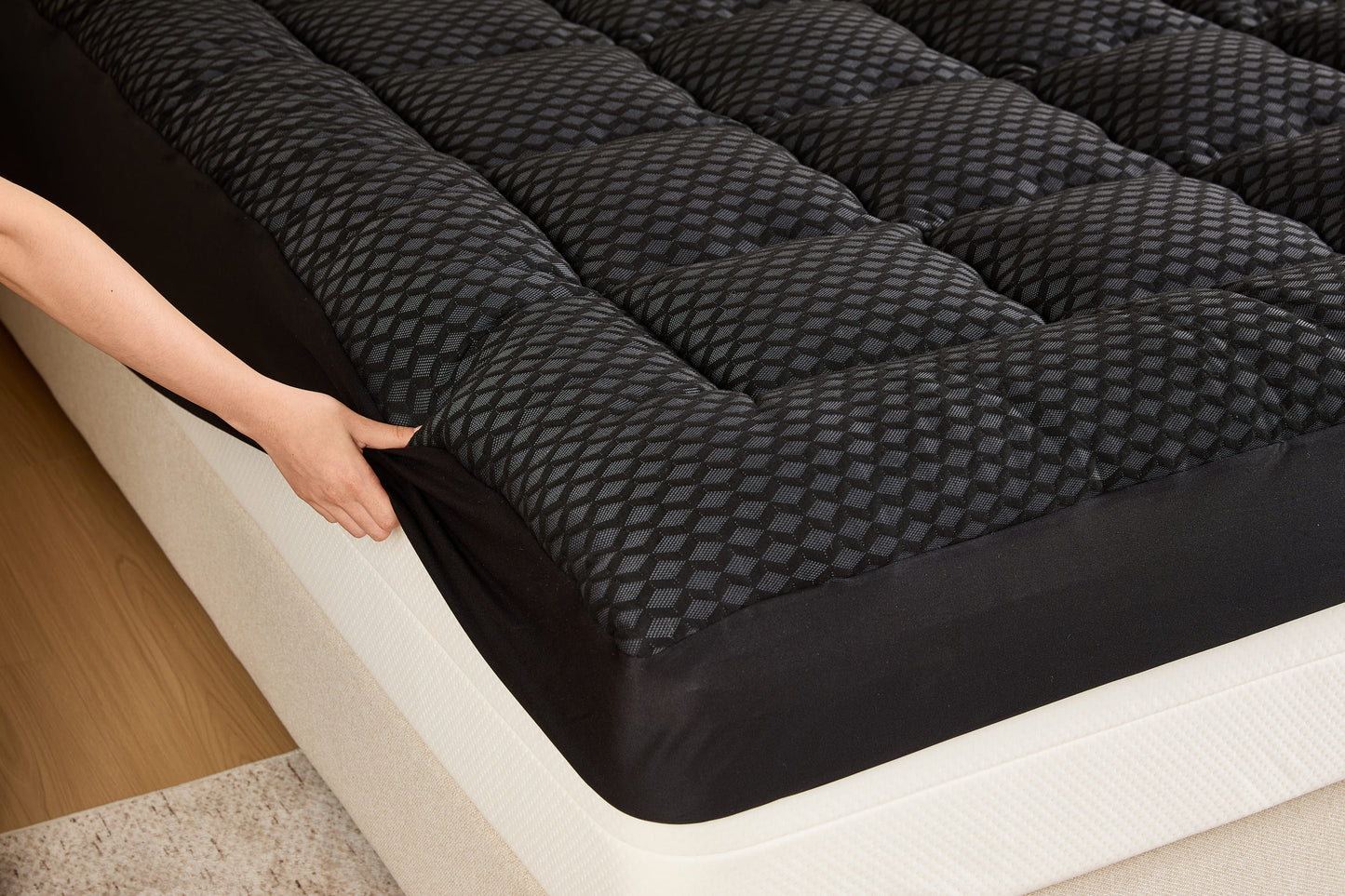 Bedlore® Grid Quilted Mattress Pad
