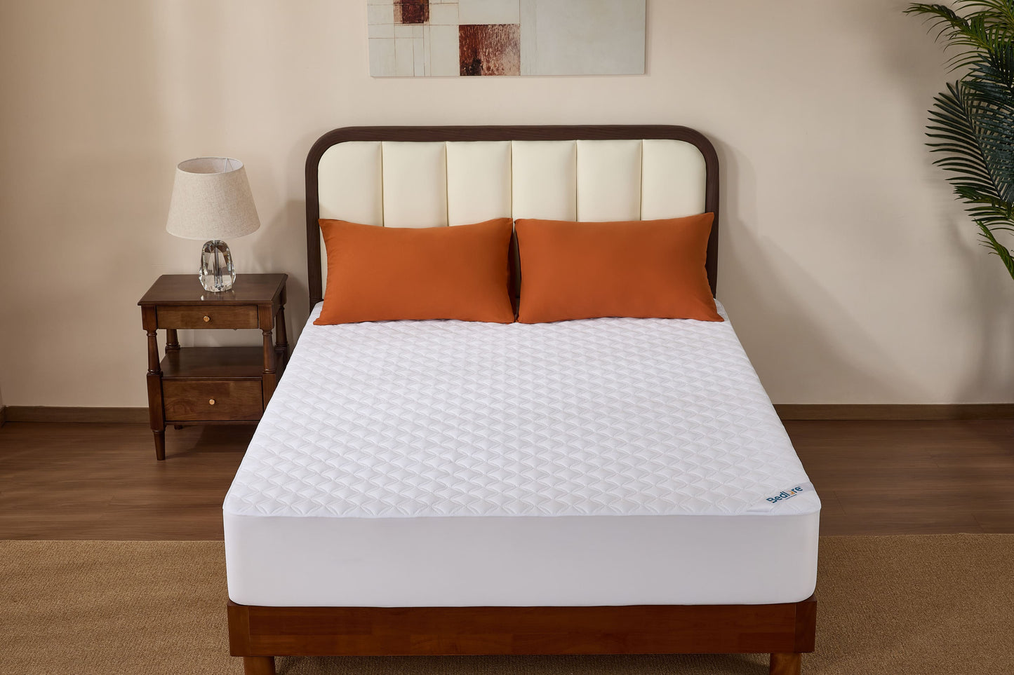 Bedlore® Breathable Mattress Cover with Waterproof and Noiseless Fabric