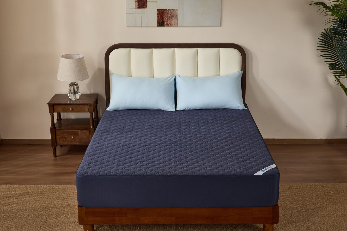 Bedlore® Breathable Mattress Cover with Waterproof and Noiseless Fabric