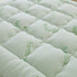 soft breathable bamboo fabric mattress topper, green
