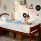 Bedlore® Single Bed 3D Fill Luxurious Bamboo Fabric Mattress Topper