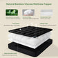 BEDLORE Mattress Topper Viscose Derived from Bamboo, Thick Pillow Top Mattress Pad with Stretchable Pockets for 6"-18" Mattress, Soft Breathable Mattress Topper for Back Pain Relief(Black)