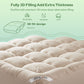 Bedlore® Matratzenauflage mit 3D-Füllung aus Bambusgewebe