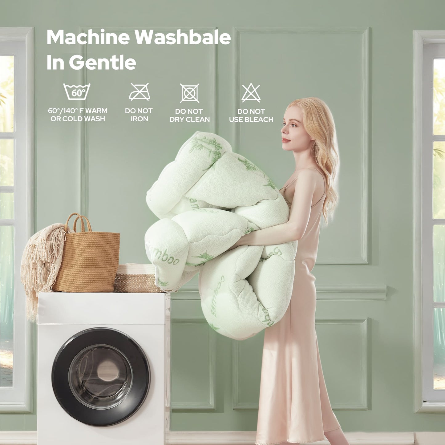 Bedlore® Matratzenauflage mit 3D-Füllung aus Bambusgewebe
