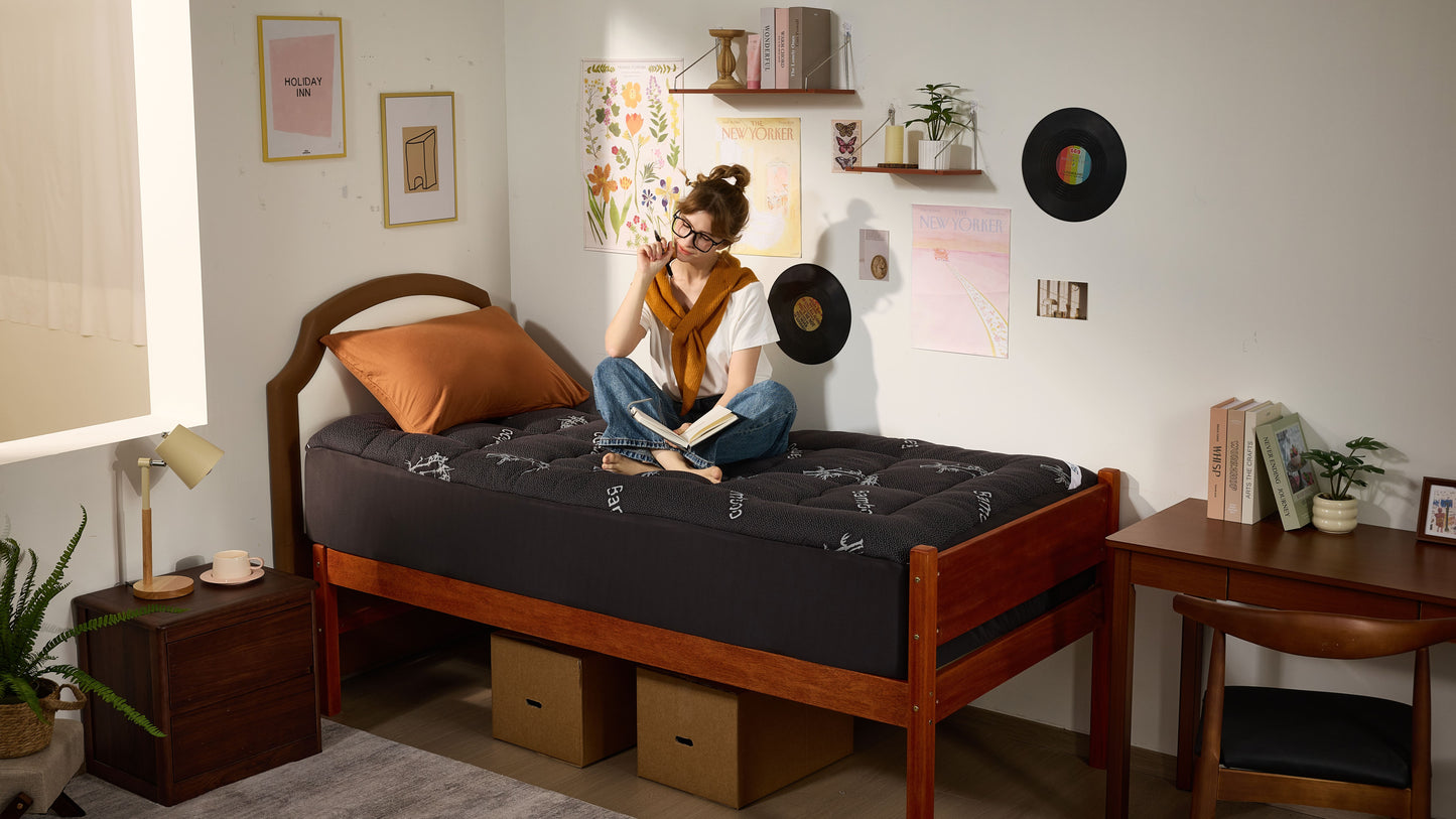 Bedlore® Single Bed 3D Fill Luxurious Bamboo Fabric Mattress Topper
