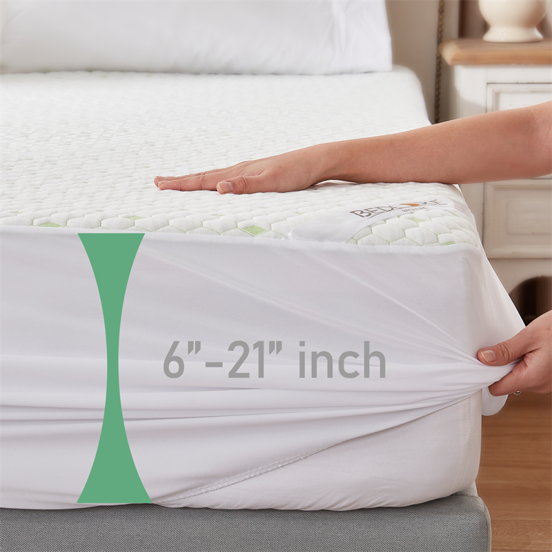 deep pocket fit up to 6”-21" inch mattress