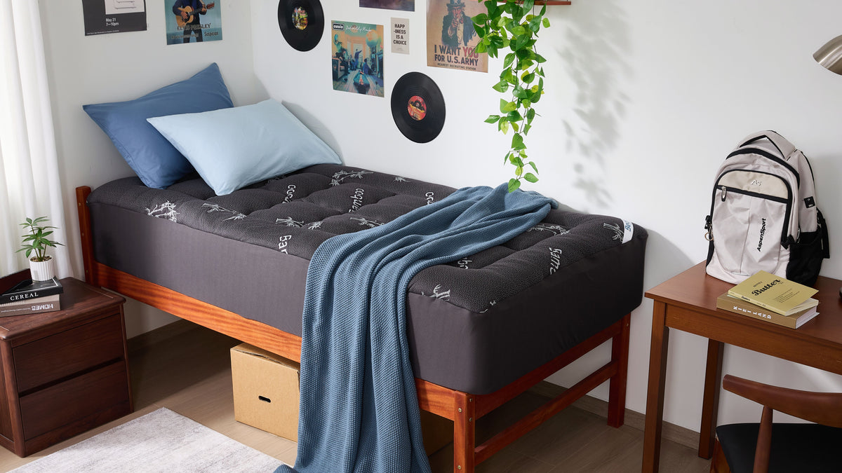 Bedlore® Single Bed 3D Fill Luxurious Bamboo Fabric Mattress Topper