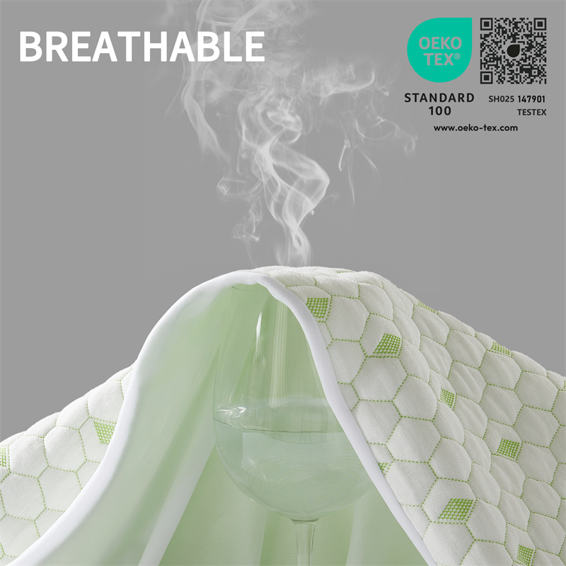 quality certified, comfortable and breathable, green