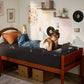 Bedlore® Single Bed 3D Fill Luxurious Bamboo Fabric Mattress Topper
