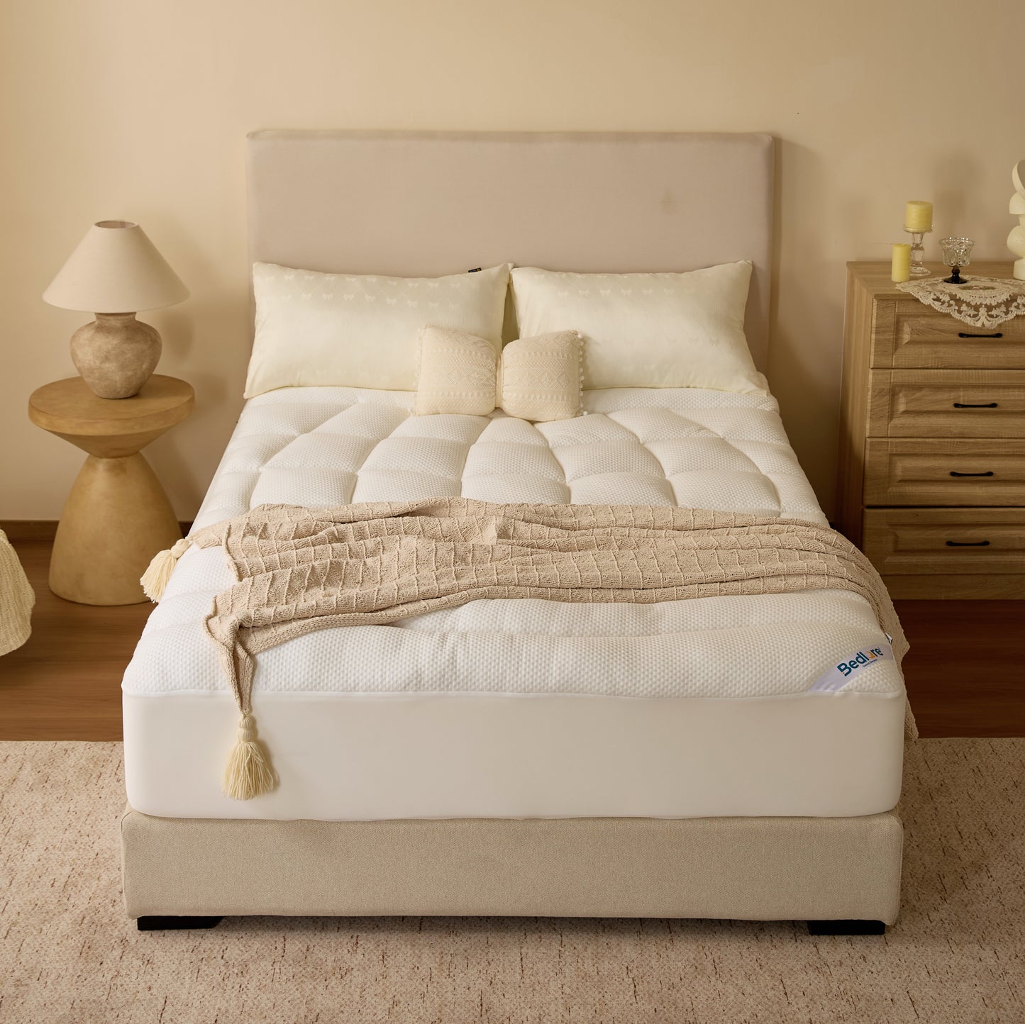 Bedlore® Thick Tencel Blend Mattress Topper