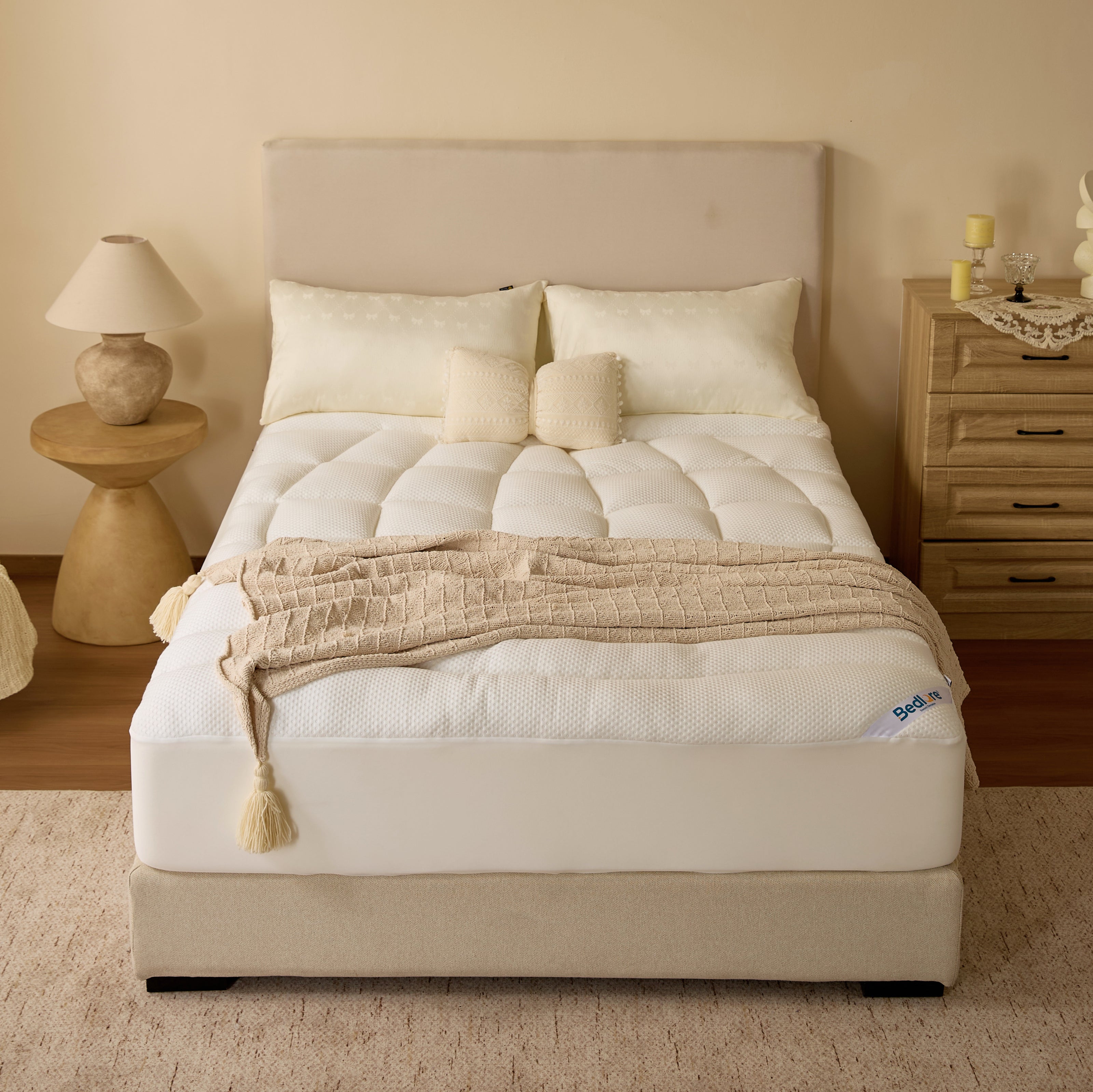 Bedlore® Thick Tencel Blend Mattress Topper