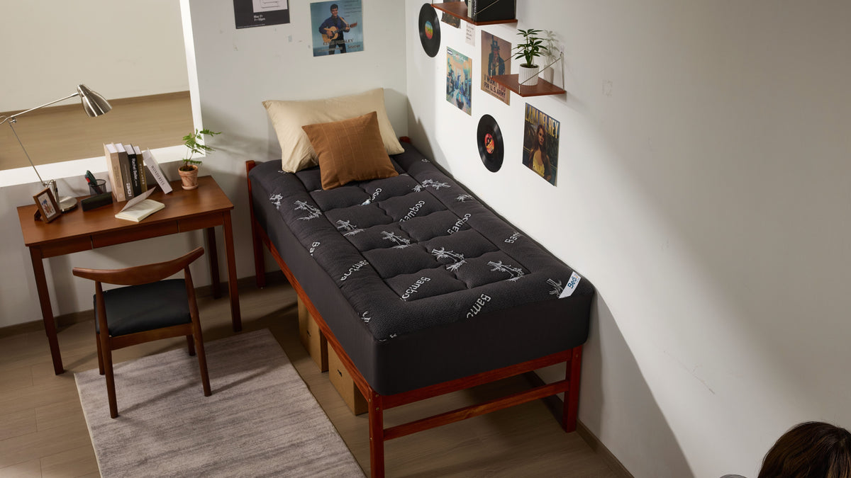 Bedlore® Single Bed 3D Fill Luxurious Bamboo Fabric Mattress Topper