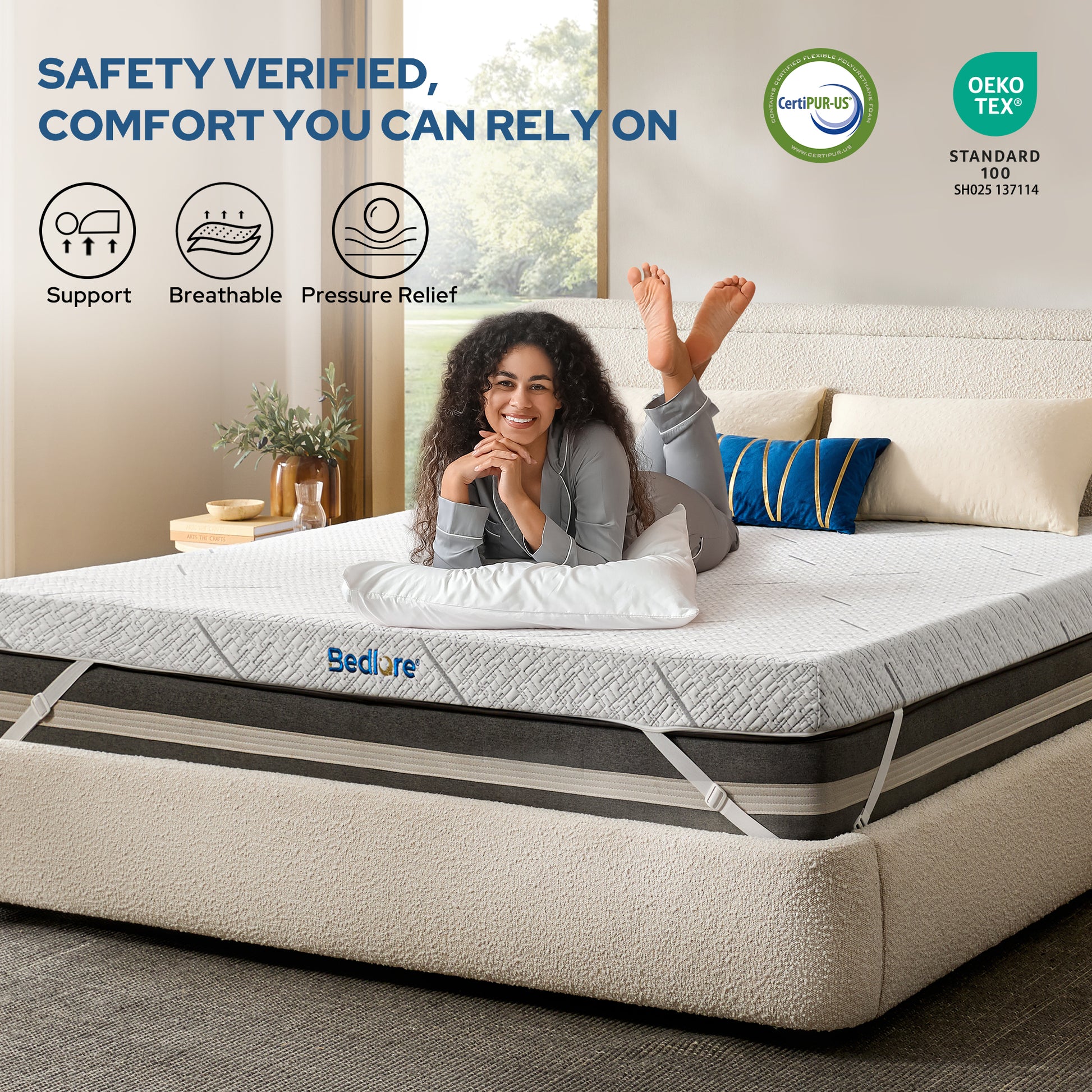 safety verified, comfort you can rely on