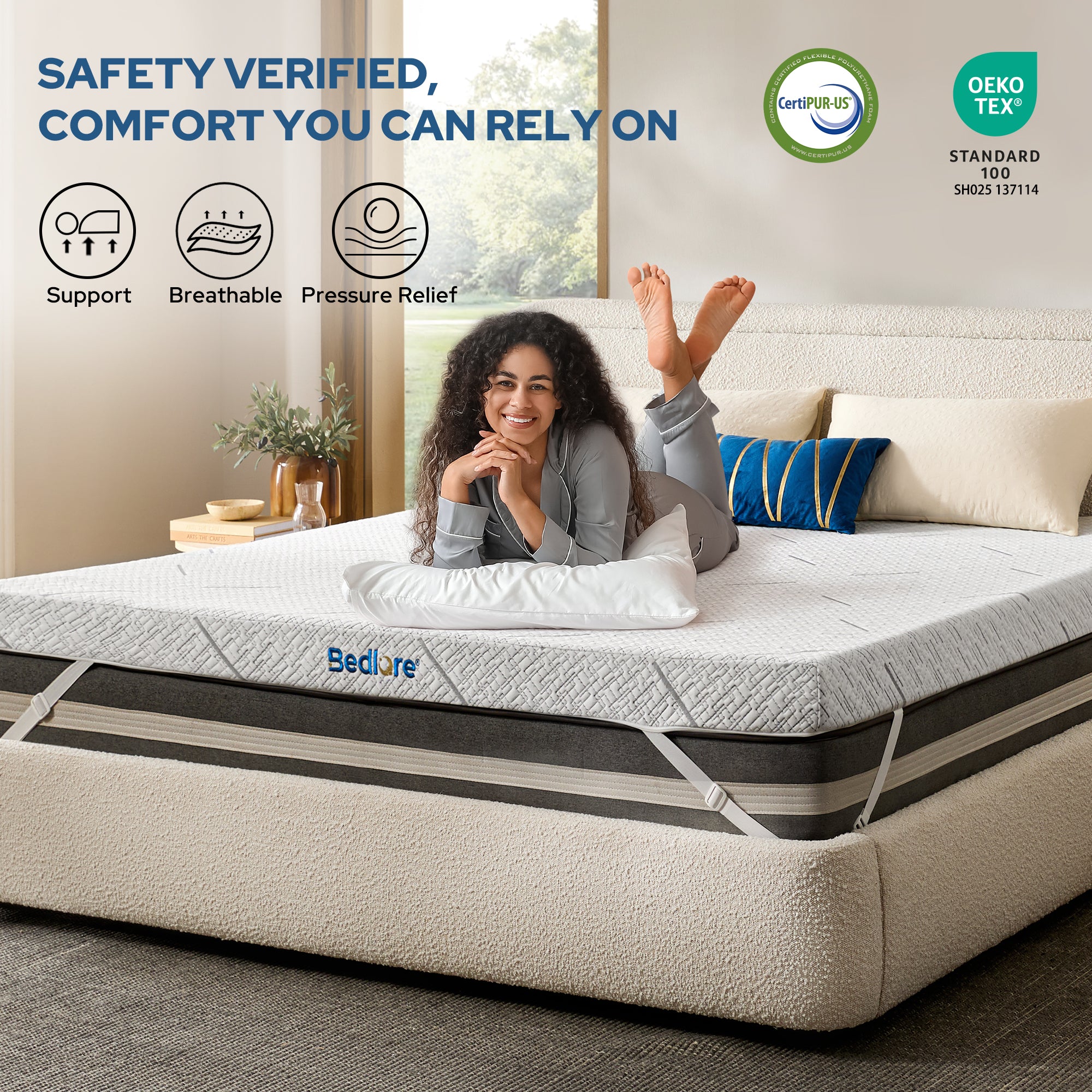 safety verified, comfort you can rely on