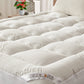 soft breathable bamboo fabric mattress topper