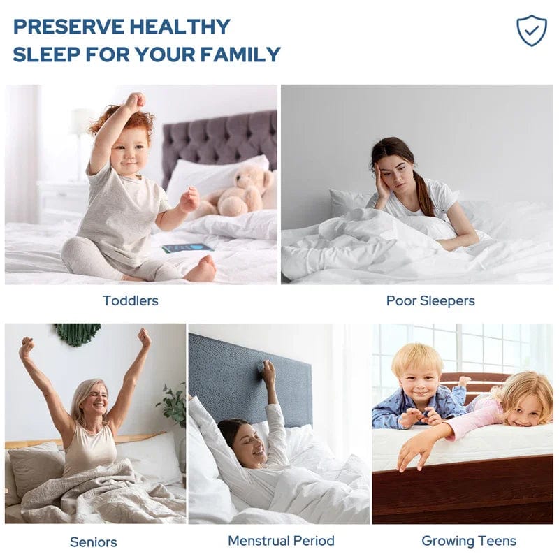 perserve healthy sleep for toddlers, seniors, menstrual period, poor sleepers, growing teens