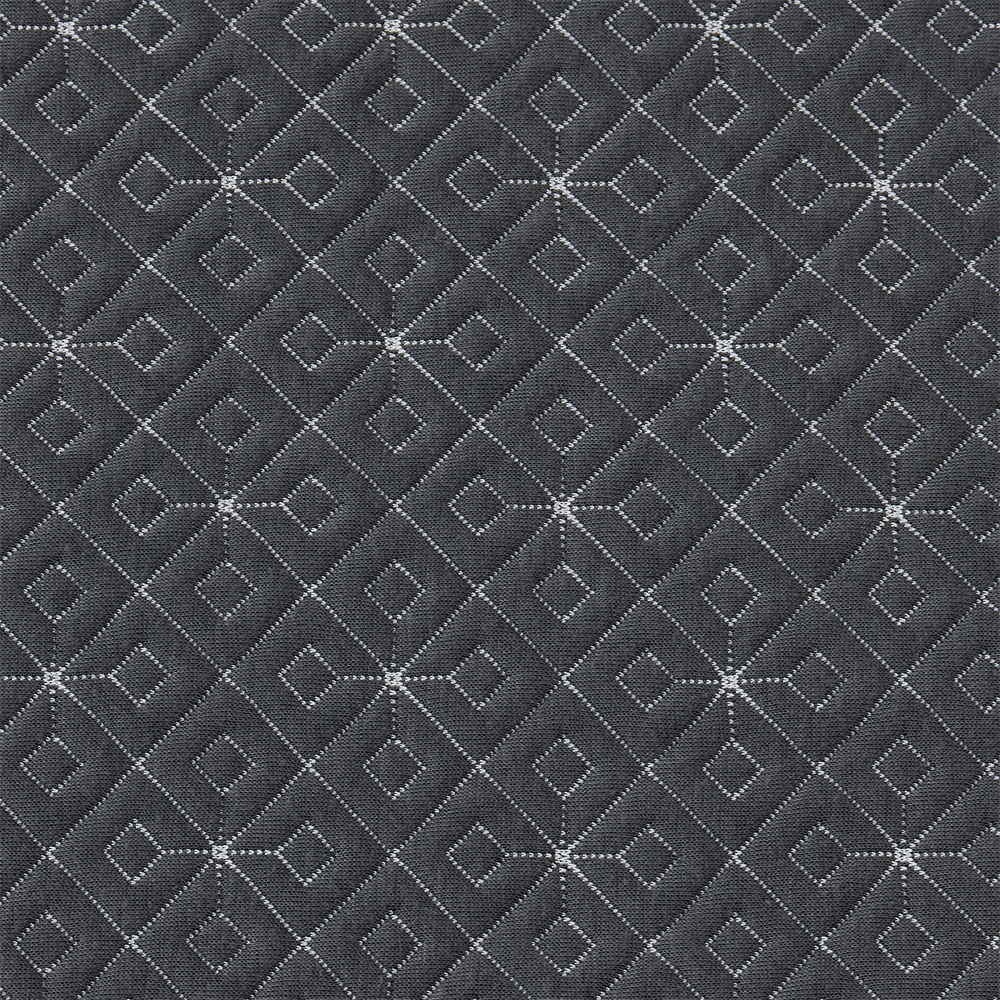 the gray color prismatic print detail of Bedlord waterproof mattress protector