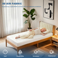 the mattress protector is made from 3D air fabric, bringing you unparalleled comfort, white