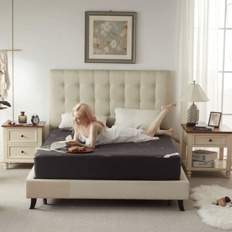 this bamboo fabric waterproof mattress protector is breathable