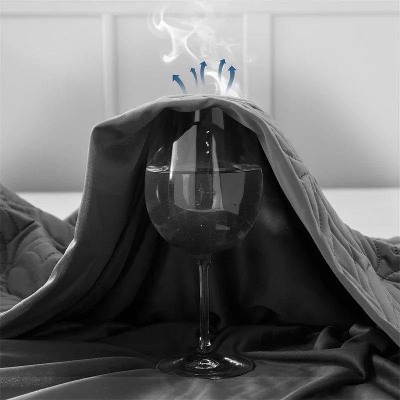 the mattress is breathable, gray