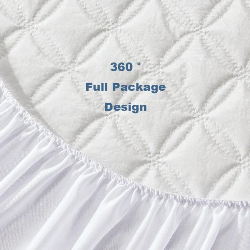 deep pocket 360° full package design, fit up to 6-18 inch, white