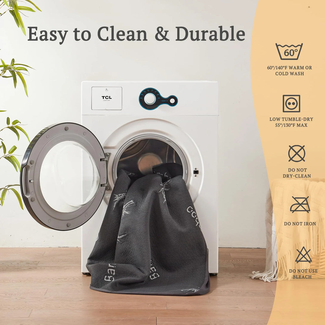 the crib waterproof mattress protector is easy to clean, gray