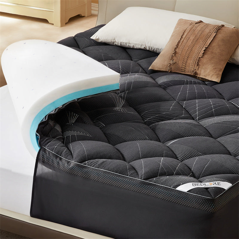 construct with premium memory foam, gray