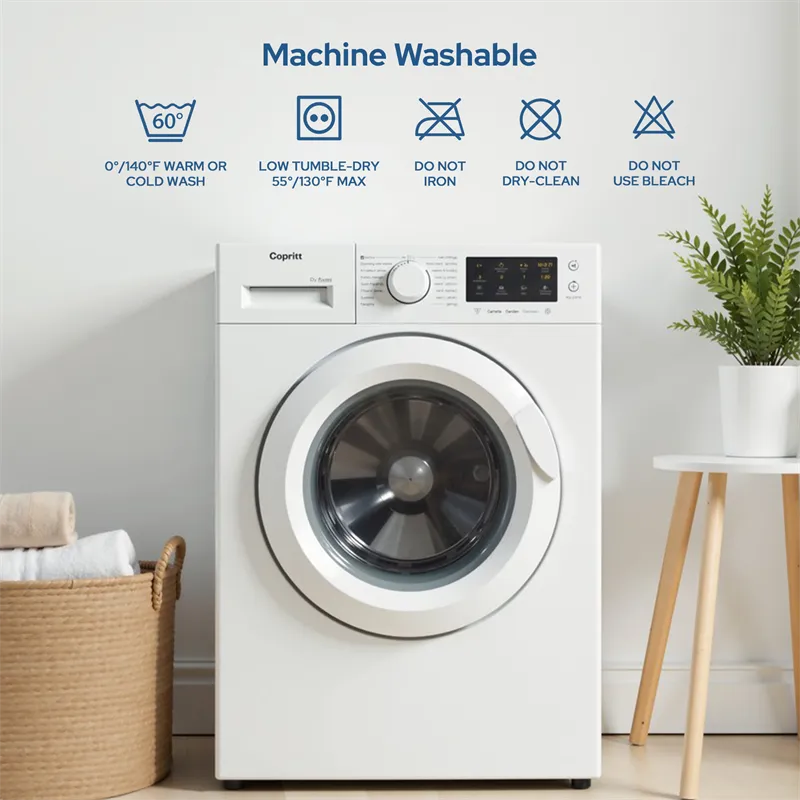 the luxe extra thick pillow top mattress topper wash precautions