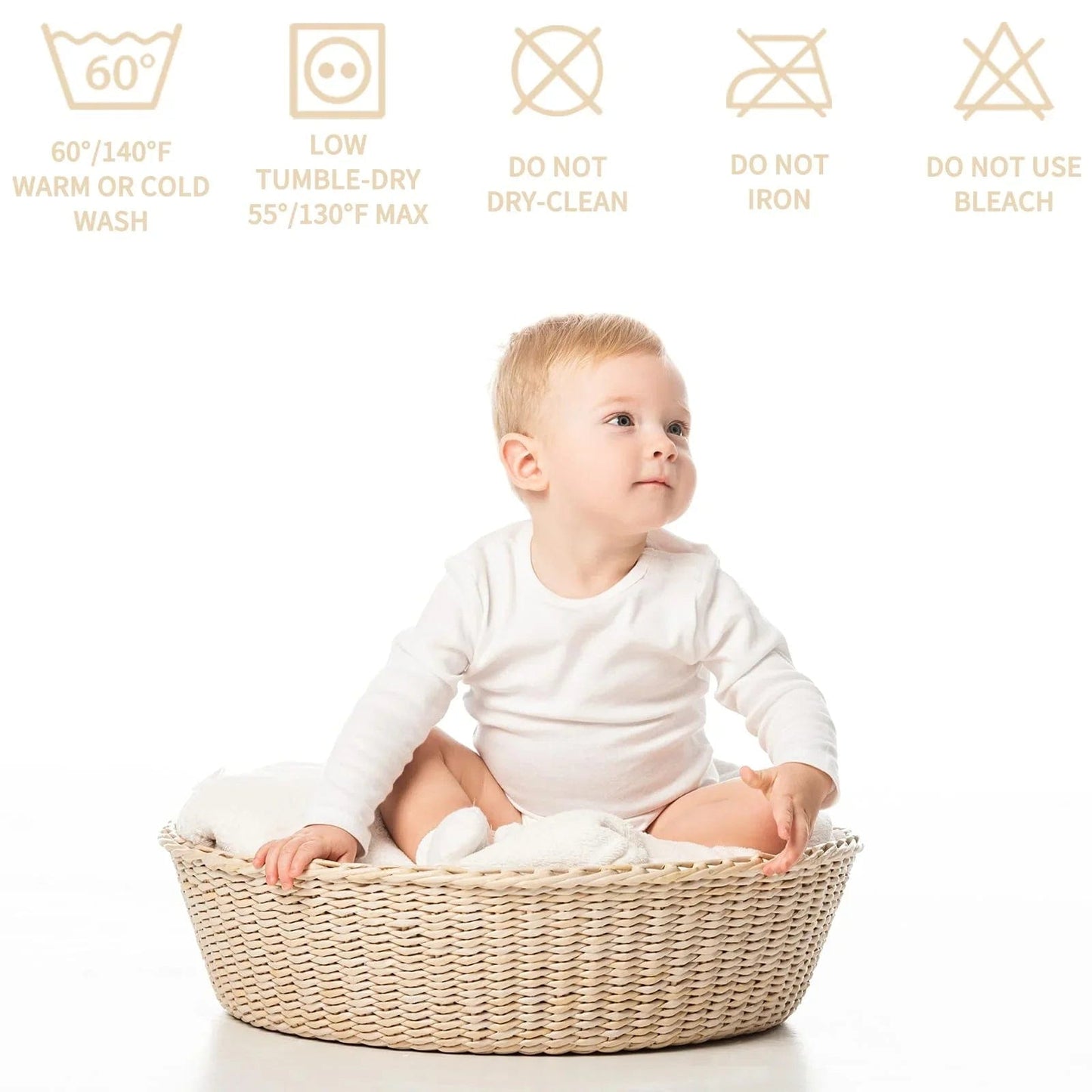 Bedlore® 2 Packs Waterproof Crib Mattress Protector- Ultimate Baby Bed Protection